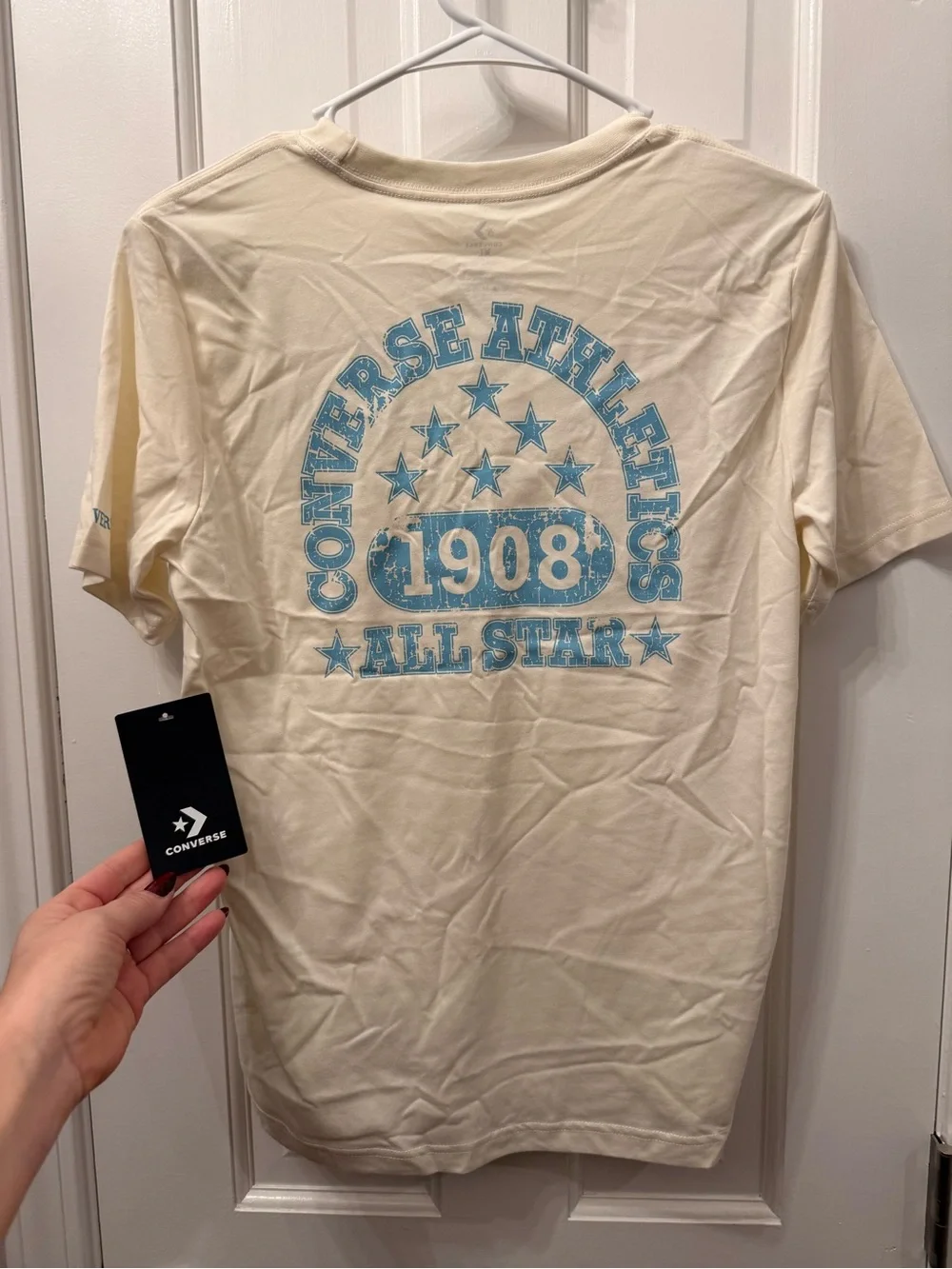 Converse Athletics All Star Short Sleeve Graphic Tee Size XL